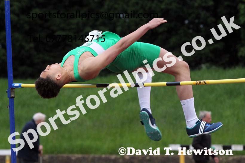 High Jump, 2021 North East Grand Prix No. 3, Monkton, Wednesday, june 2nd. Photo: David T. Hewitson/Sports for All Pics
